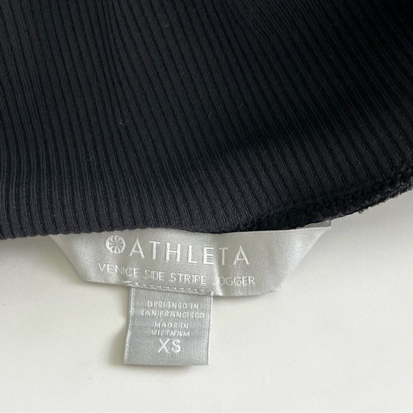 Athleta Venice Side Stripe Joggers Size Small High Rise Althetic Sweat Pants XS - Picture 3 of 13